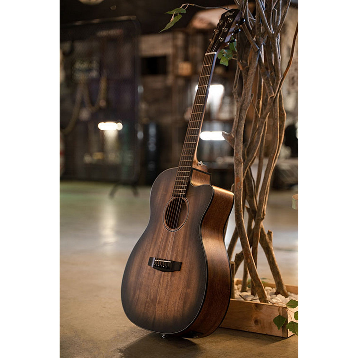 Cort CORE OC Acoustic Electric Guitar Core Mahogany - guitar
