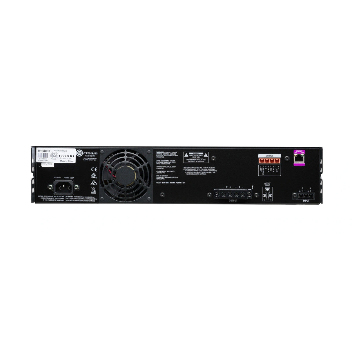 Crown CDi2x600BL 600W 2-Channel Analog Power Amplifier