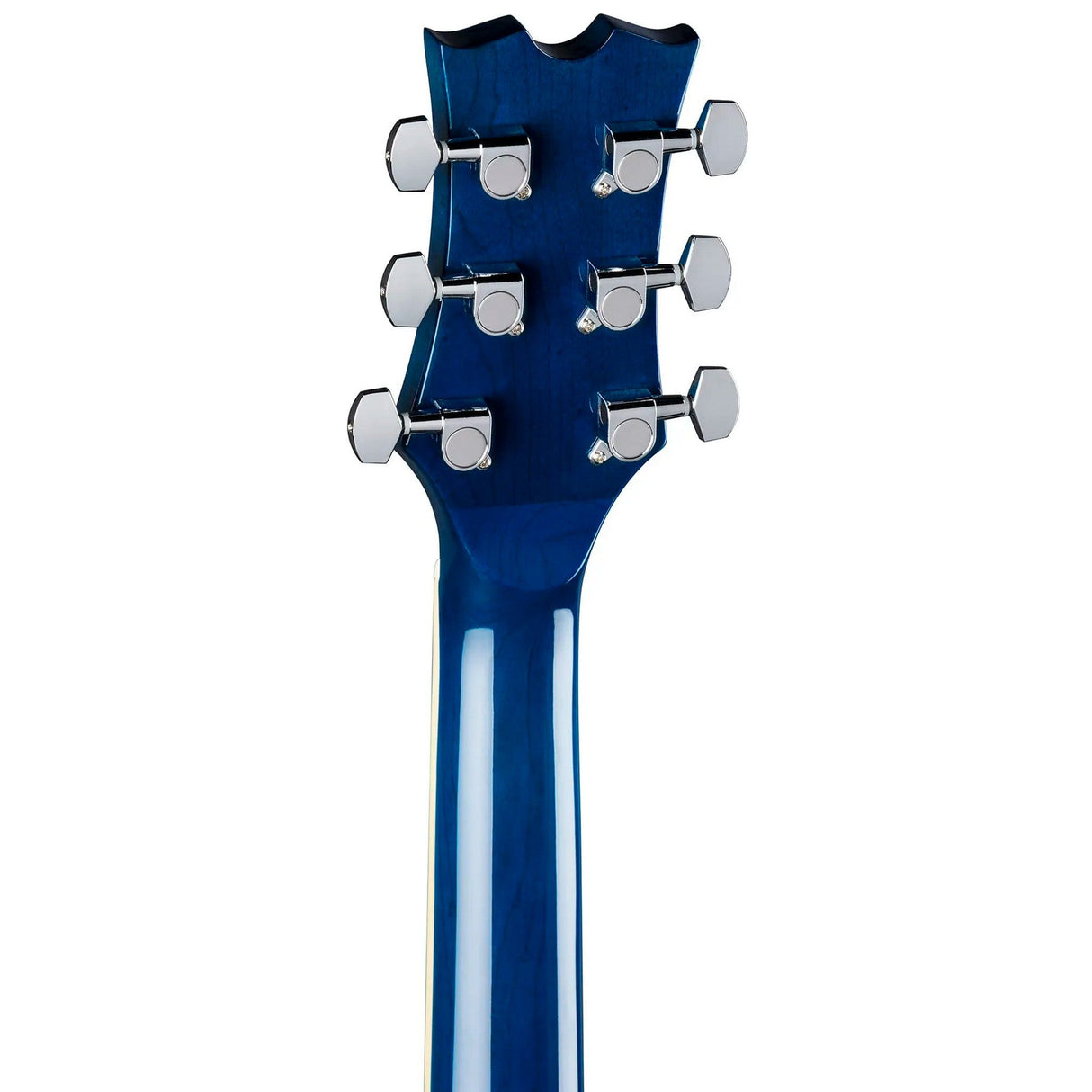 Dean Guitars AXS Dread Quilt Ash Mahogany Acoustic Guitar Trans Blue - guitar