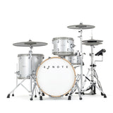 EFNOTE 7 Acoustic Designed Electronic Drum Set, White / Sparkle