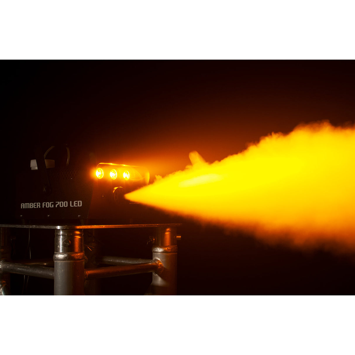 Eliminator Lighting Amber FOG 700 LED Flame‑Effect Fog Machine