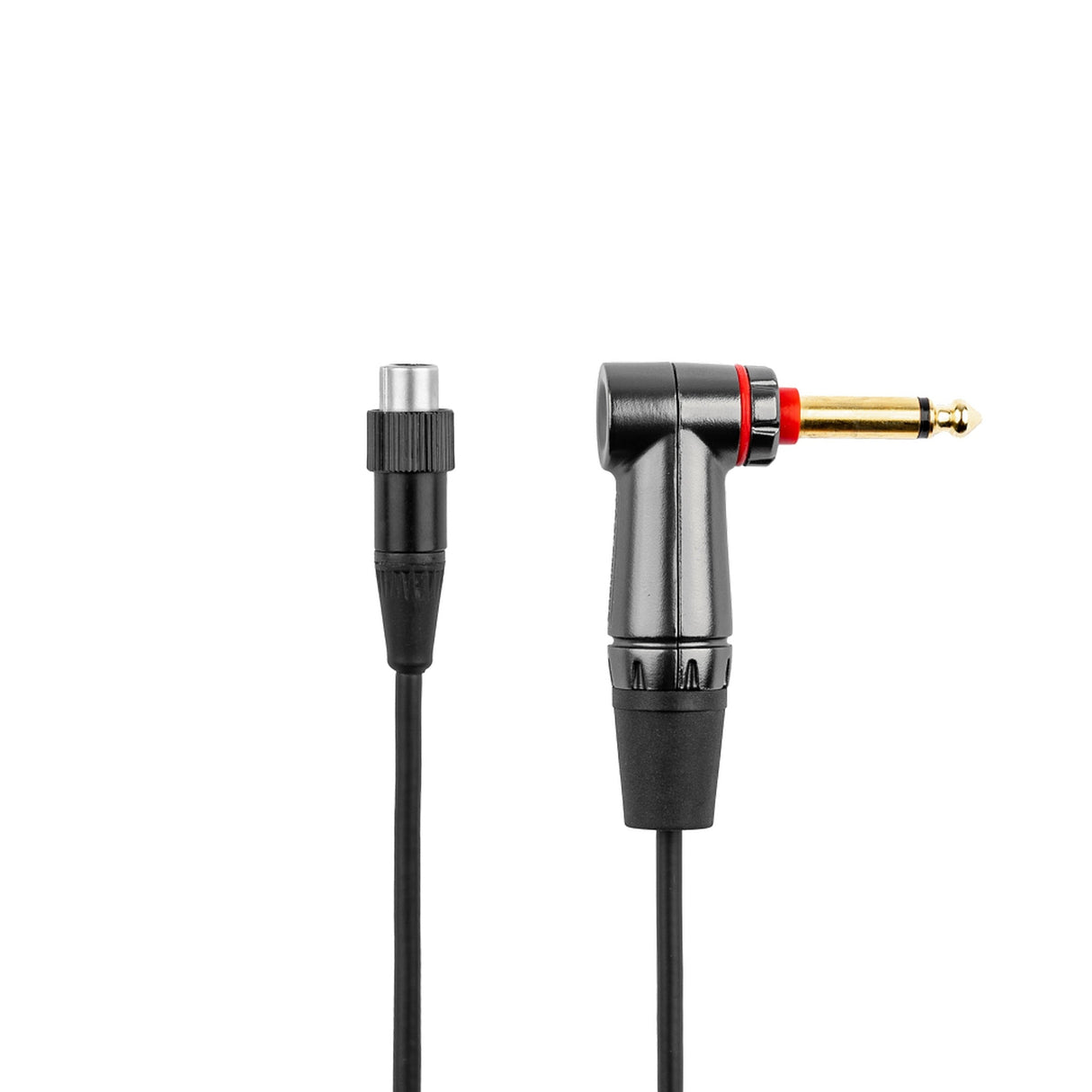 Gator Cableworks GCWH-TA4F-3RAQT Right Angle Quiet 1/4" to TA4F Instrument Cable, 3-Feet