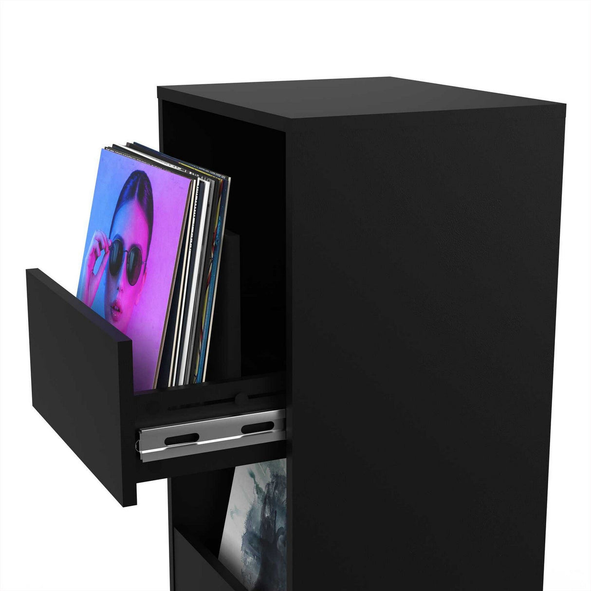 Glorious Vinyl Vault Record Storage Cabinet