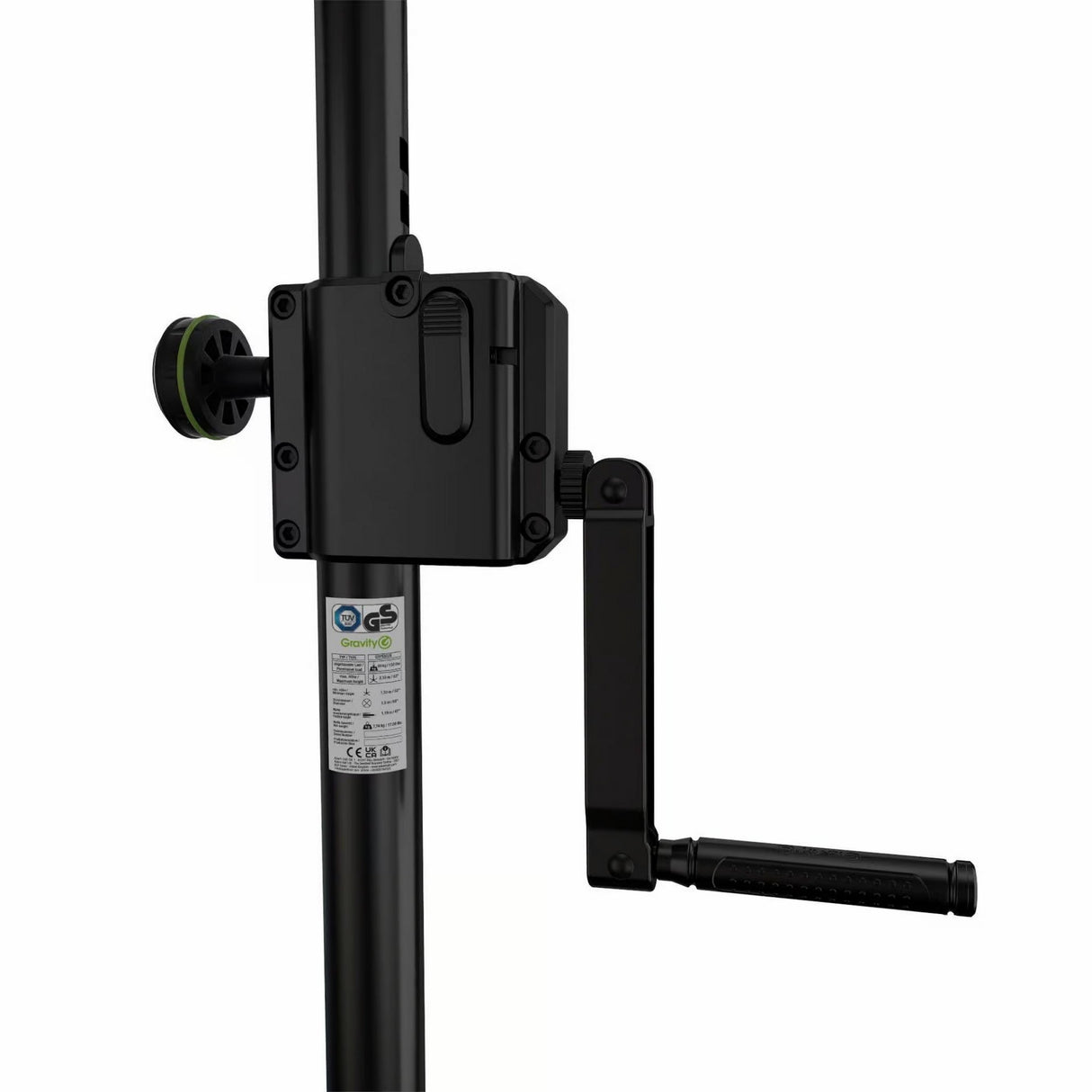 Gravity SP 5322 B Wind-Up Speaker Stand with Automatic Lock