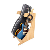 Gator GFW-ELITEGTR3RK-MPL Frameworks Elite Series 3/4-Space Guitar and Instrument Case Combo Rack Maple - accessories