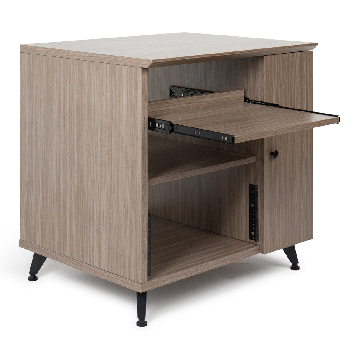 Gator GFW-ELITESIDECAR-GRY Elite Series Sidecar Rack Cabinet with Shelf Grey