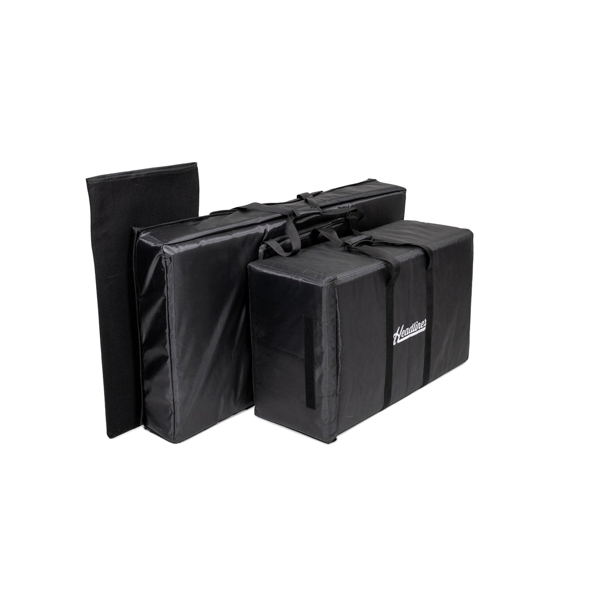 Headliner HL30000 Malibu Portable DJ Booth with Padded Bags, Black