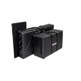 Headliner HL30000 Malibu Portable DJ Booth with Padded Bags, Black