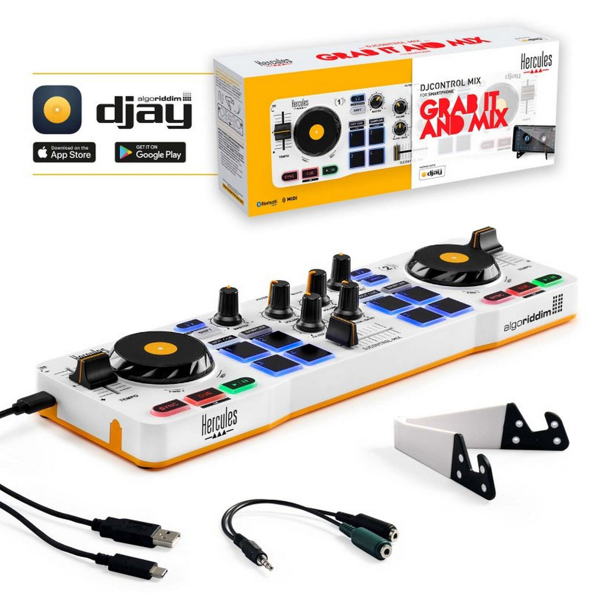 Hercules DJControl Mix Bluetooth DJ Controller