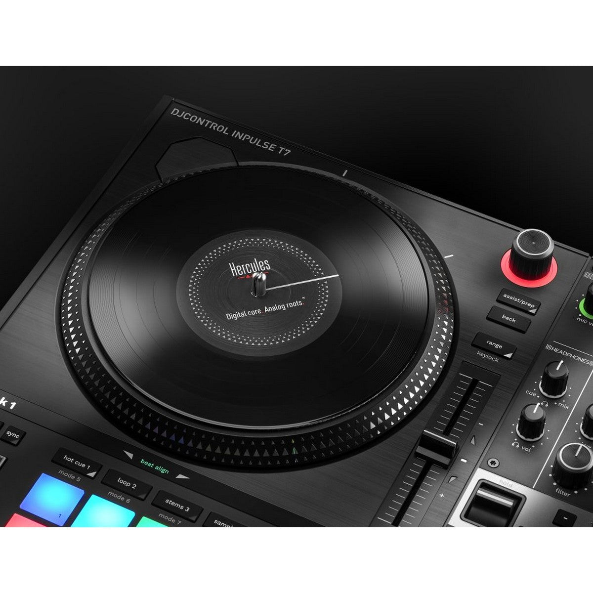 Hercules DJControl Inpulse 500: 2-deck USB DJ controller for Serato DJ and  DJUCED (included)