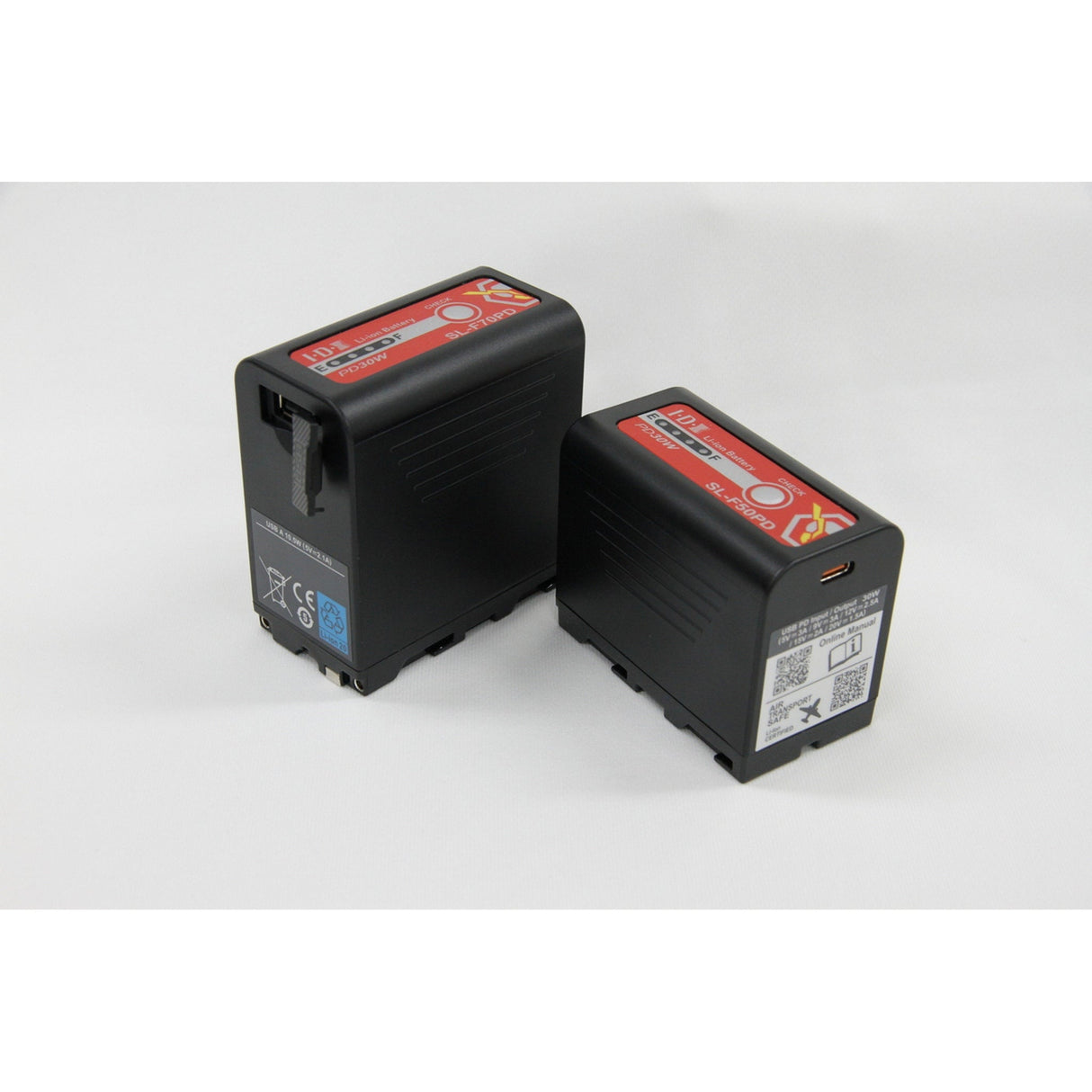 IDX SL-F50PD 6600mAh Sony L-Series Camera Battery with X-Tap and USB‑C PD