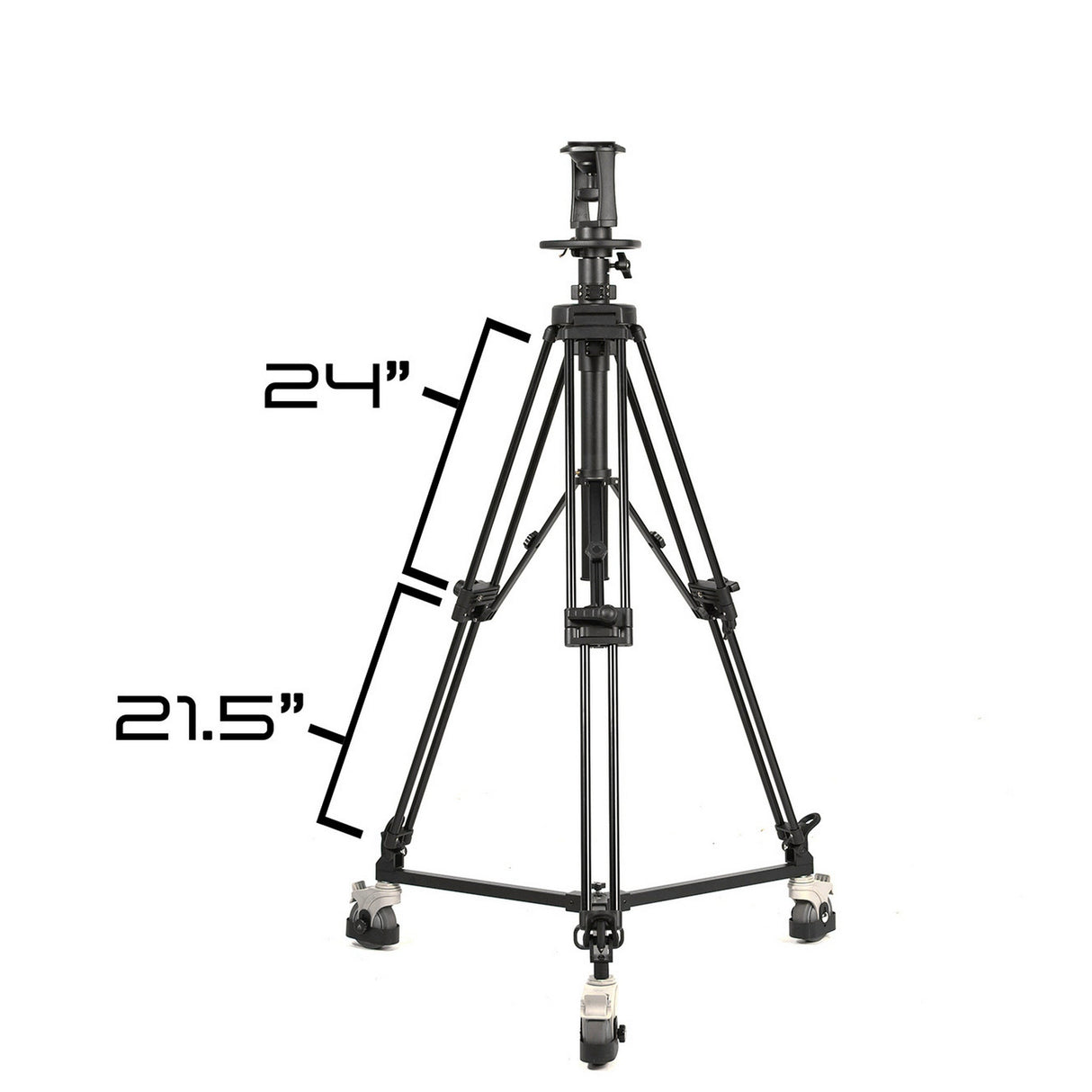 Ikan EI-PTZ-PEDESTAL Pneumatic Aluminum PTZ Pedestal with 100mm Flat Base