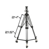 Ikan EI-PTZ-PEDESTAL Pneumatic Aluminum PTZ Pedestal with 100mm Flat Base