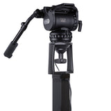 Ikan PT419W-TM-MPEDESTAL 19-Inch Widescreen Teleprompter with Talent Monitor, Motorized Pedestal, and Dolly Turnkey