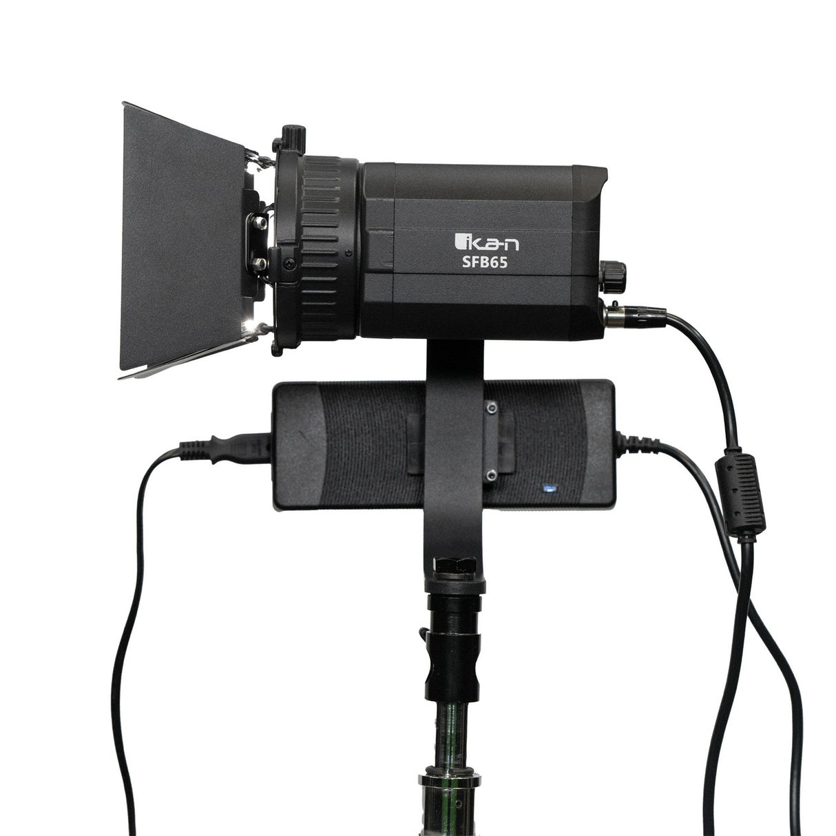 Ikan SFB65-3PT-KIT Stryder 3-Point Bi-Color 2800K-6500K 65W LED Fresnel Light with DMX