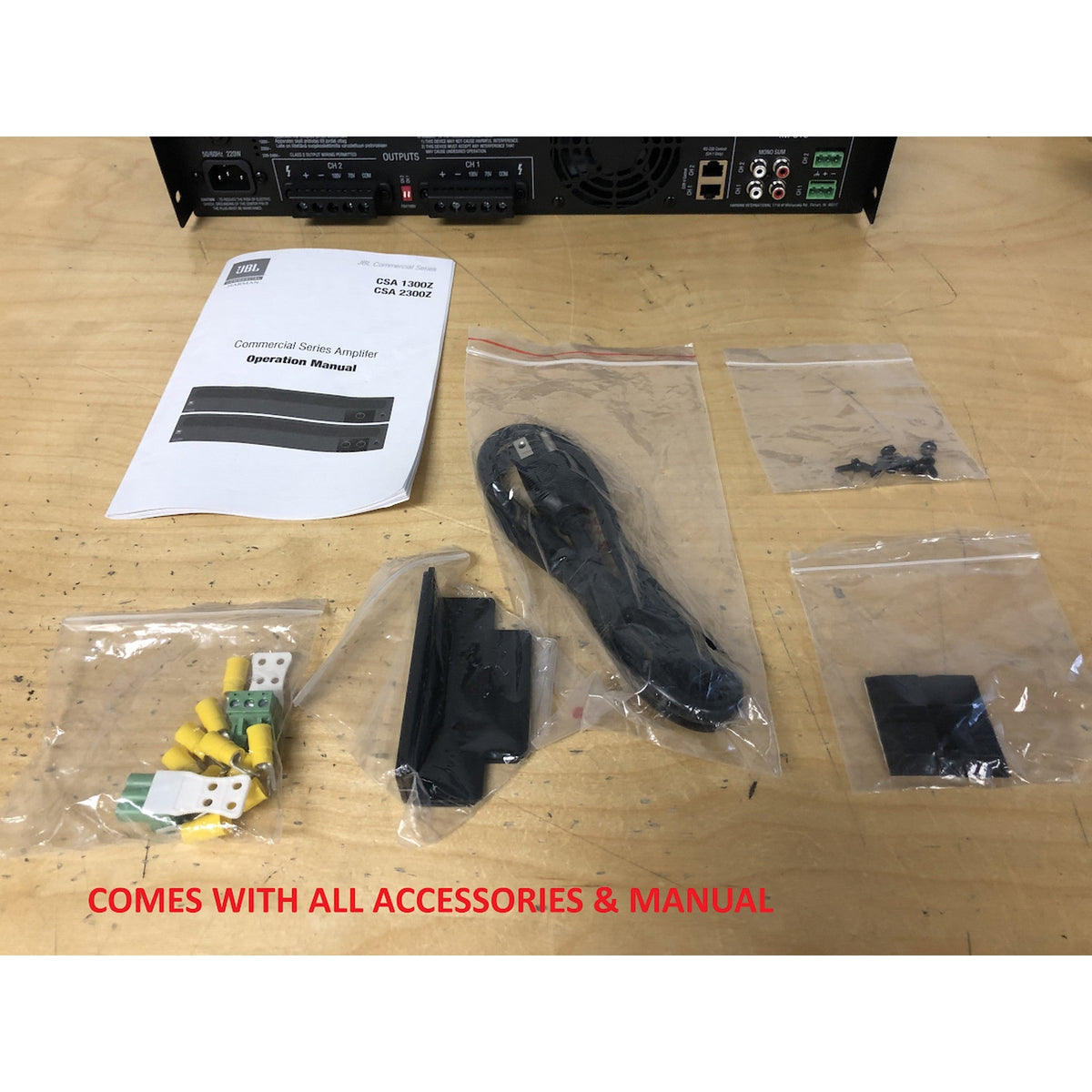 JBL CSA2300Z Dual-Channel 300W Power Amplifier (Used)
