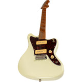 Jet Guitars JJ-300 P90 OW Electric Guitar, Olympic White Finish