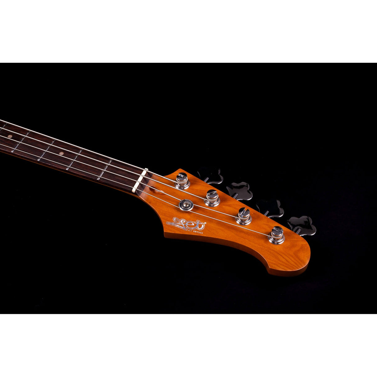 JET Guitars JPB-300 SG R Roasted Poplar Body Bass Guitar, 4-String