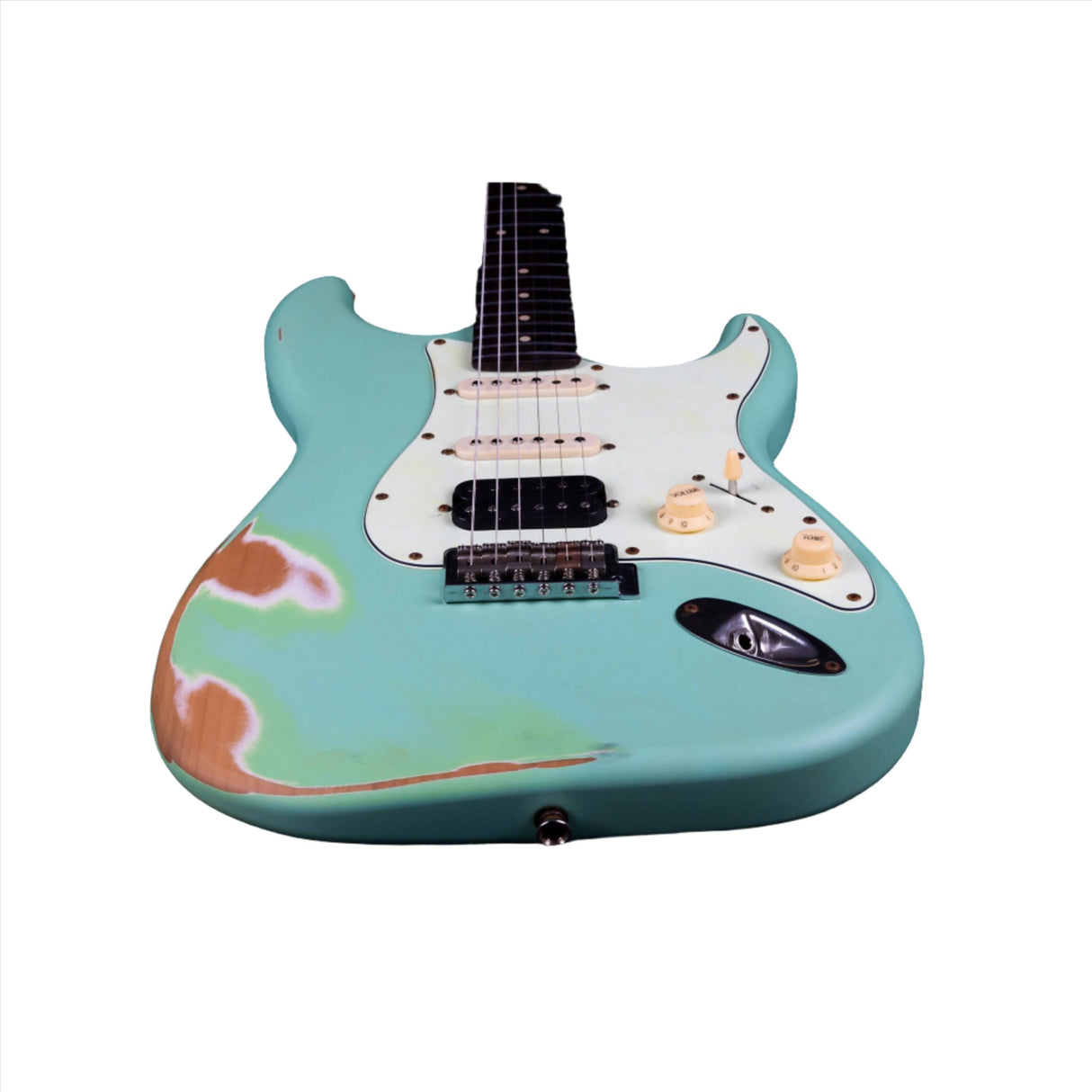 JET Guitars JS-400 HSS SFG RLC Seafoam Green Relic Electric Guitar