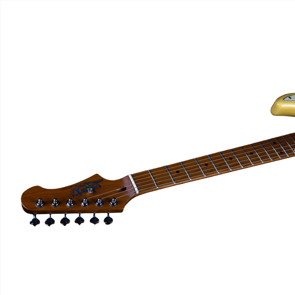 JET Guitars JS-400 VYW HSS Basswood Body Electric Guitar with Roasted Maple Neck and Fretboard