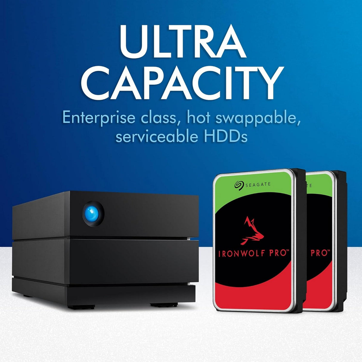 LaCie big 2-Bay USB 3.1 Type-C RAID Array, 48TB