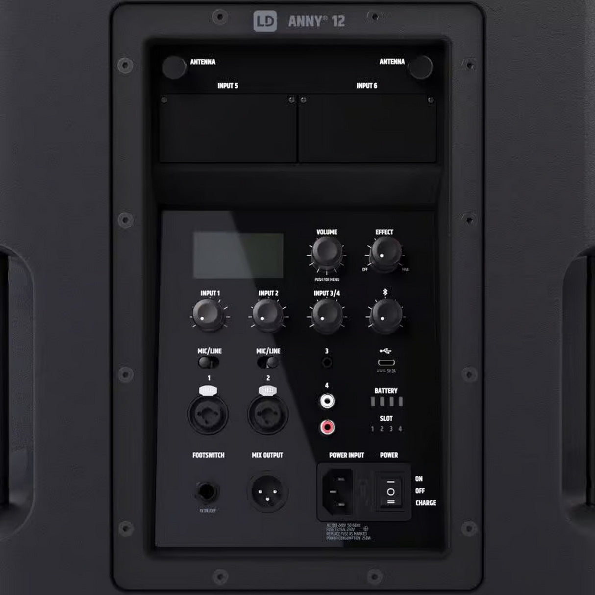 LD Systems ANNY 12 Battery-Powered Bluetooth PA System, 12-Inch