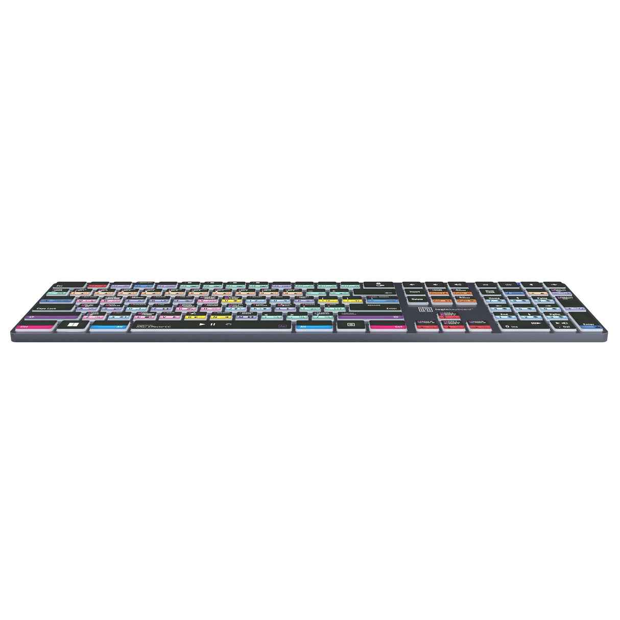 Logickeyboard TITAN Wireless Backlit Keyboard for Adobe After Effects CC, US Windows