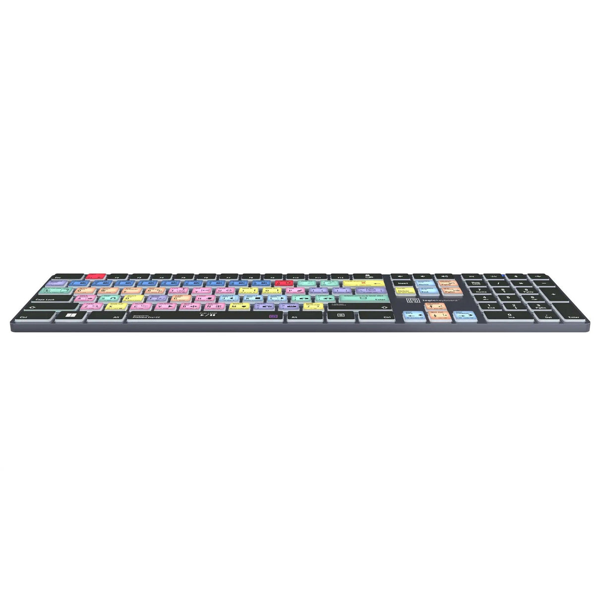 Logickeyboard TITAN Wireless Backlit Keyboard for Adobe Premiere Pro CC, US Windows