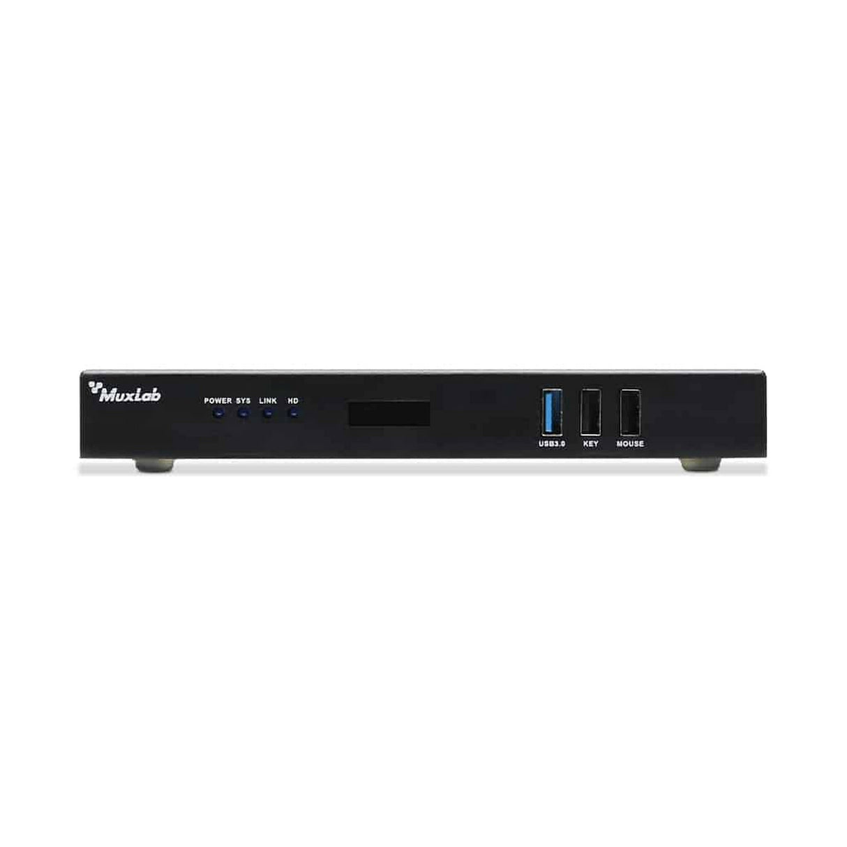 MuxLab 500863 HDMI Over IP PoE Workstation Transceiver 4K60 for Networked KVM Systems