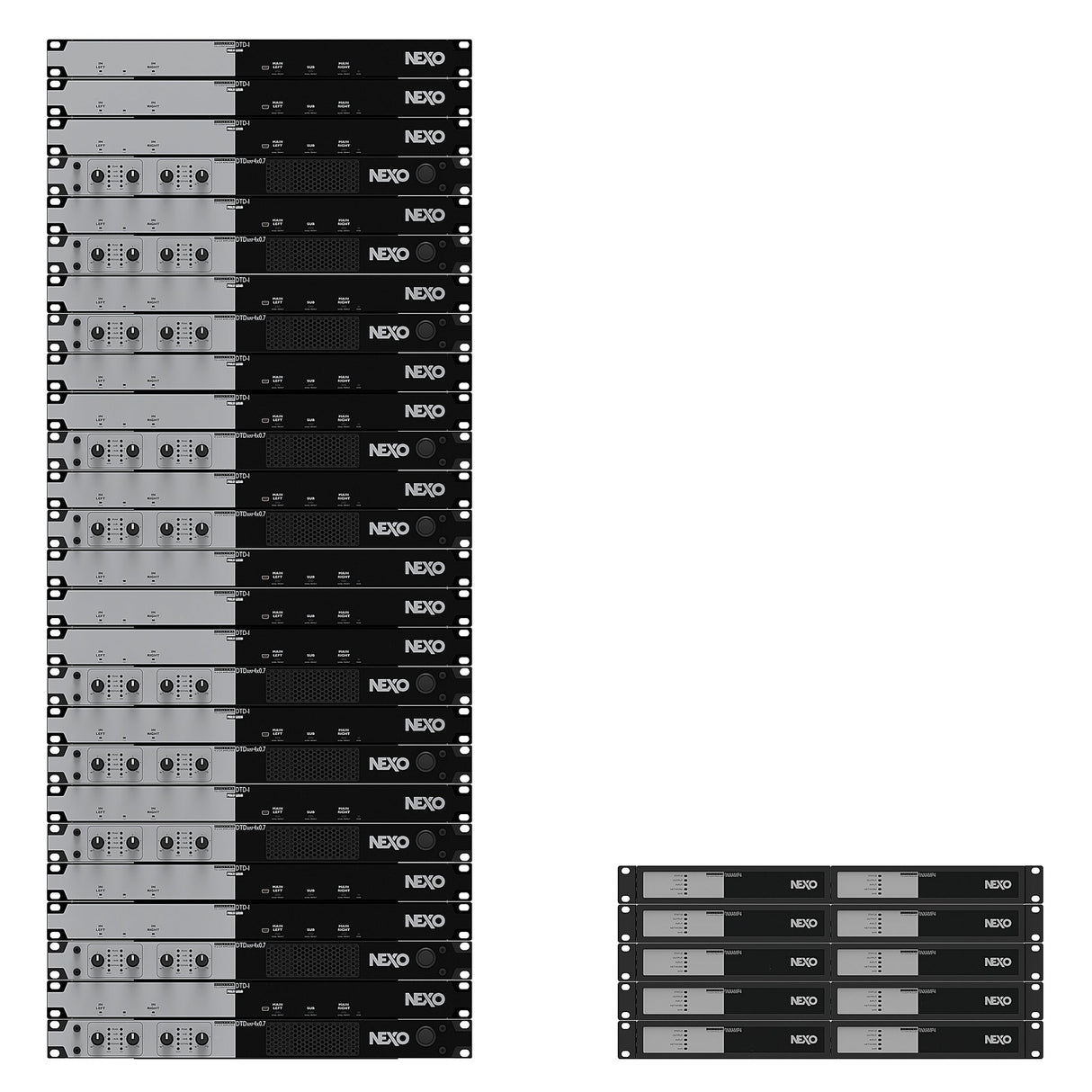 NEXO NANONXAMP4 Digital Powered Controller