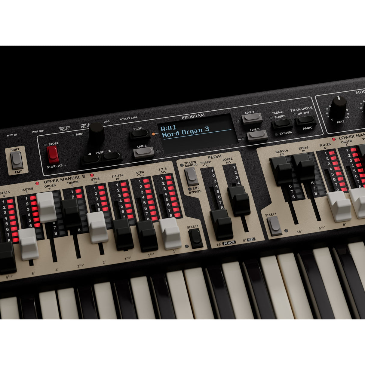 Nord Organ 3 Dual 61-Key Combo Organ Keyboard