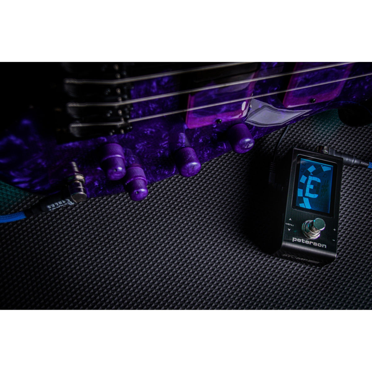 Peterson StroboStomp Mini Strobe Pedal Tuner with USB-C Power