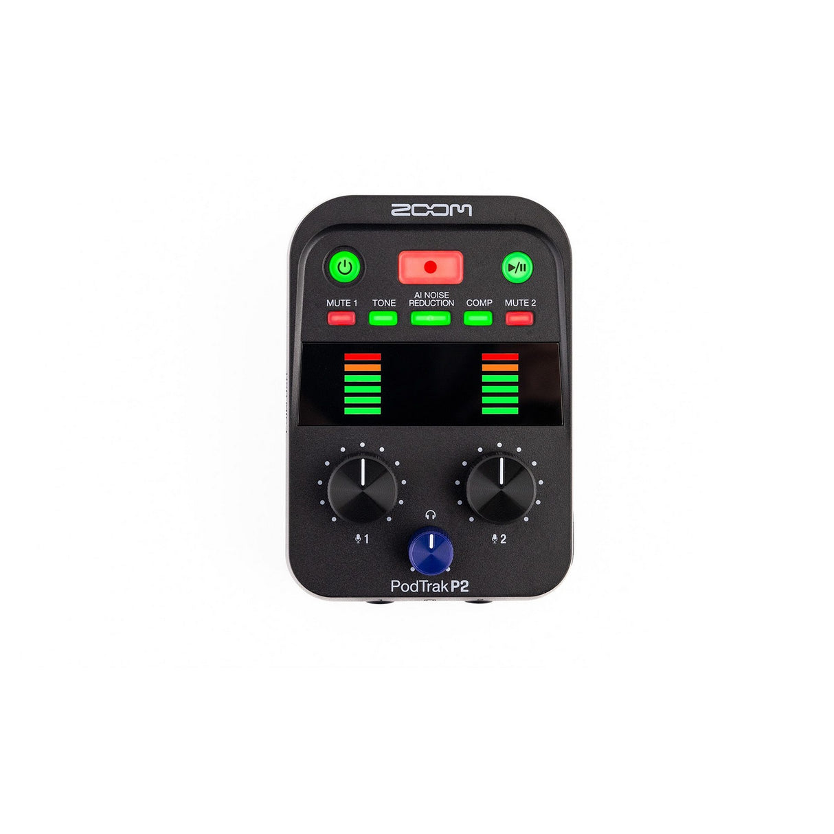 Zoom PodTrak P2 USB Microphone Recorder