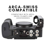ProMediaGear PLCR56 Arca-Swiss L-Bracket for Canon EOS R5 / R6 / R5 Mark II / R6 Mark II Mirrorless Camera