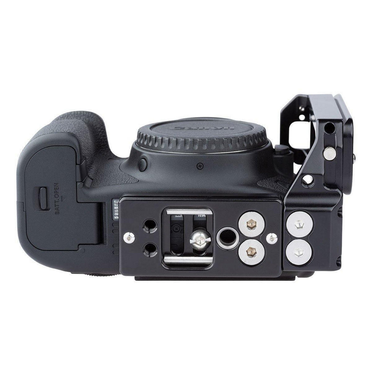 ProMediaGear PLX3TQD Universal Arca-Swiss L-Bracket for DSLR and Mirrorless Cameras with Articulating LCD Screens