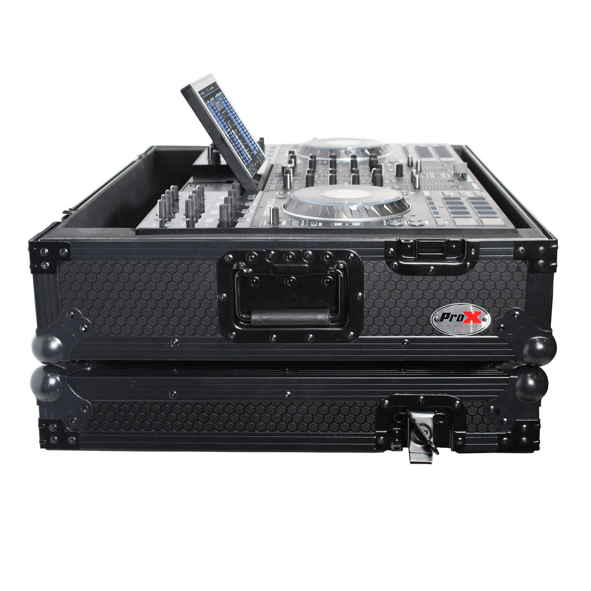 ProX XS-PRIME4 Case for Denon PRIME 4 DJ Controller with Rack Space and Wheels