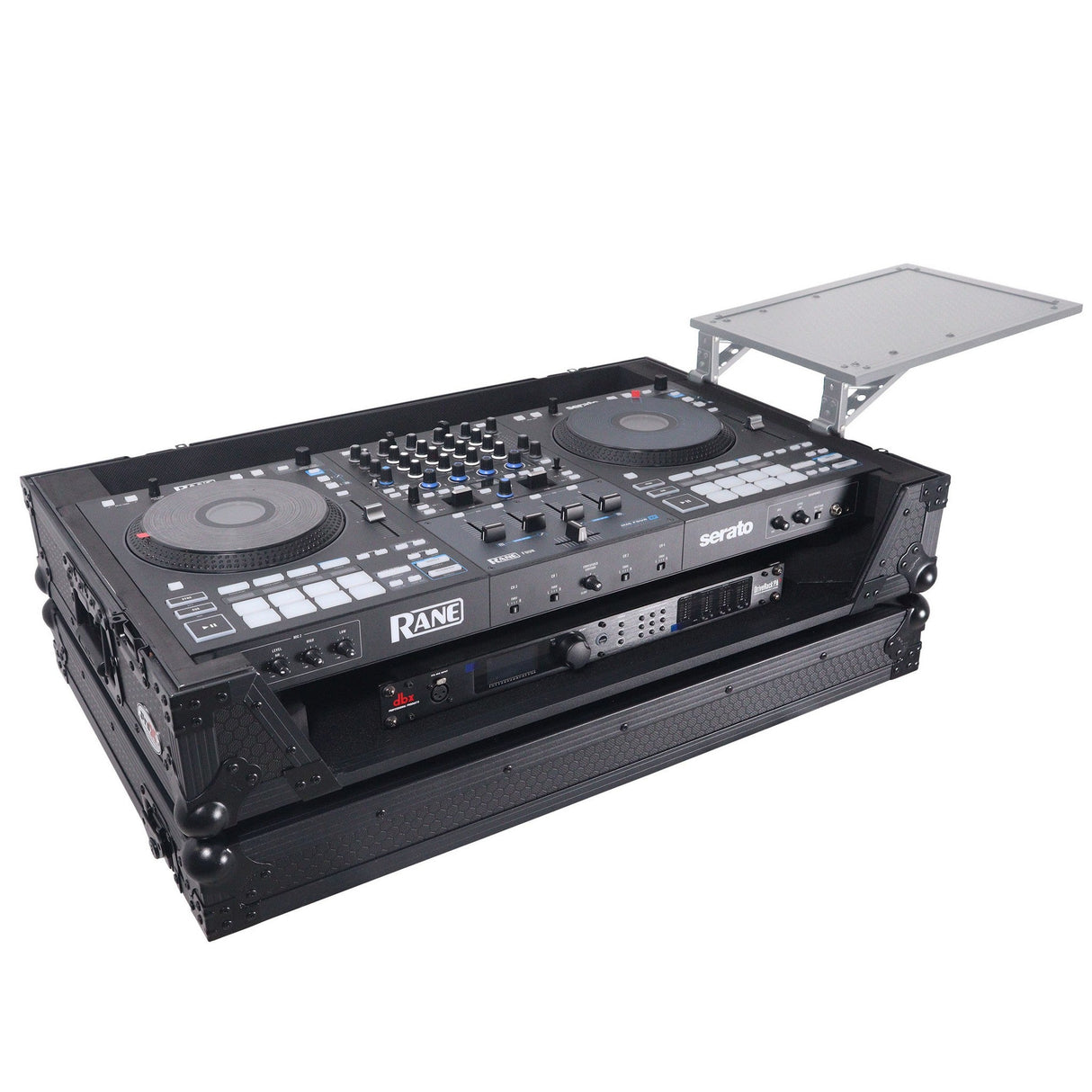 ProX XS-RANEFOUR Case for RANE Four DJ Controller with 1U Rack Space and Wheels