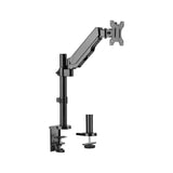 ProX XZF-LTARM PKG BLK Laptop Tray and Bracket with Gas Spring Double Arm for 17-inch and 32-inch Monitors