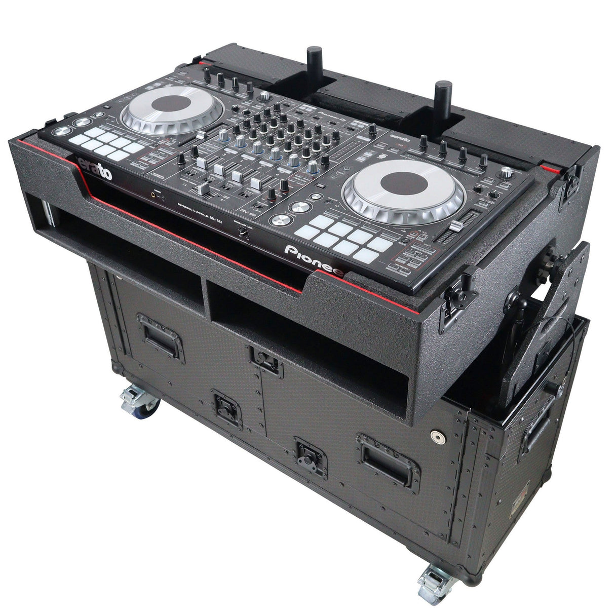 ProX XZF-UCXX Flip-Ready Hydraulic DJ Flight Case for Pioneer DJ DDJ-REV7, XDJ-XZ, DDJ-1000 SZ2 SX3