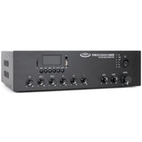 Pure Resonance Audio Background Music Sound System with (4)6.1 Surface Mount Speakers and MA120BT Bluetooth Mixer Amplifier