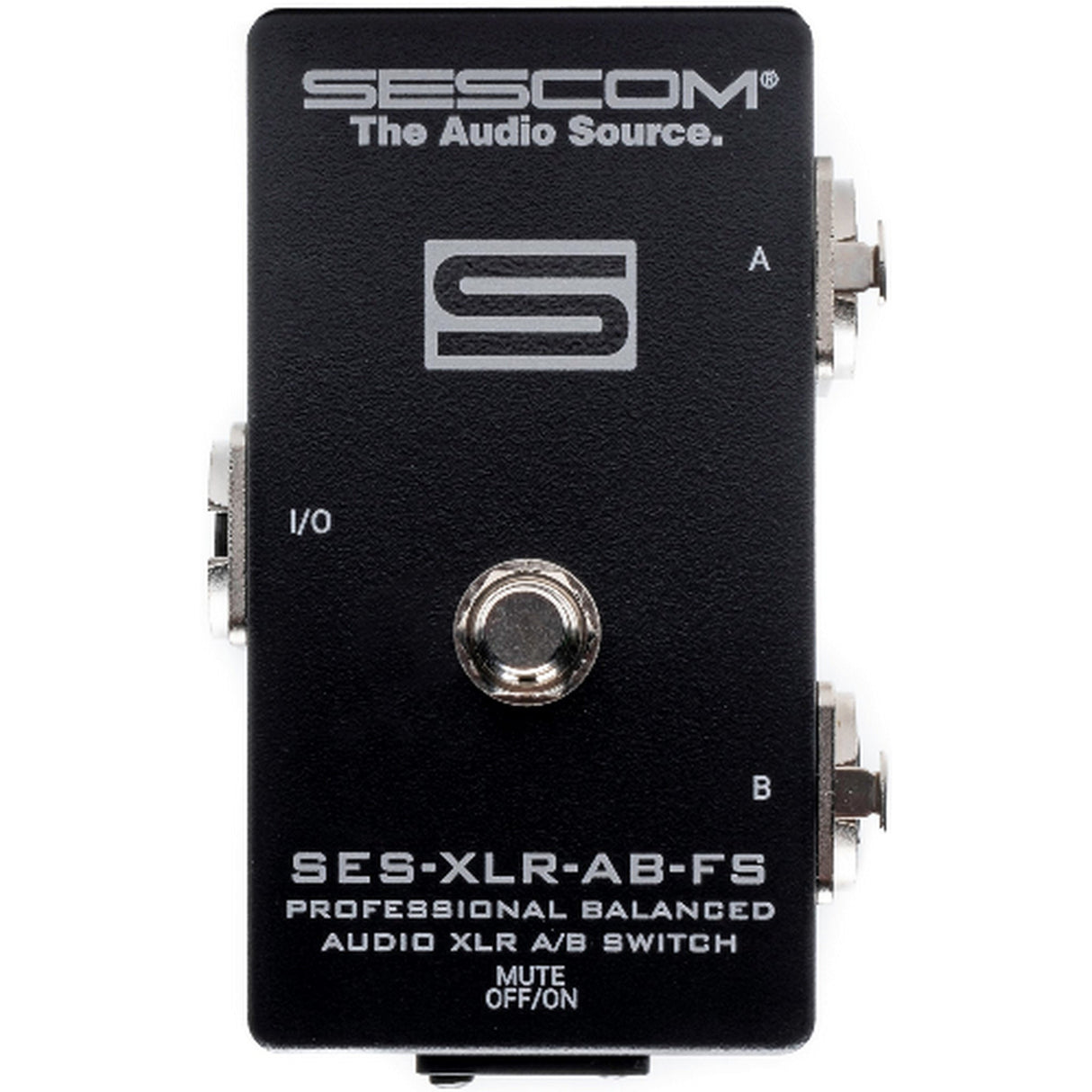 Sescom SES-XLR-AB-FS Passive Balanced XLR AB Foot Switch