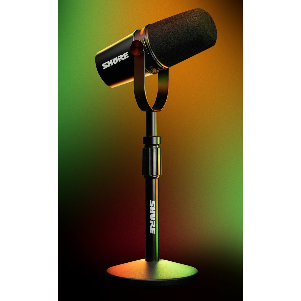 Shure MV7+ Podcast Dynamic Microphone Kit Bundle with Gator Stand