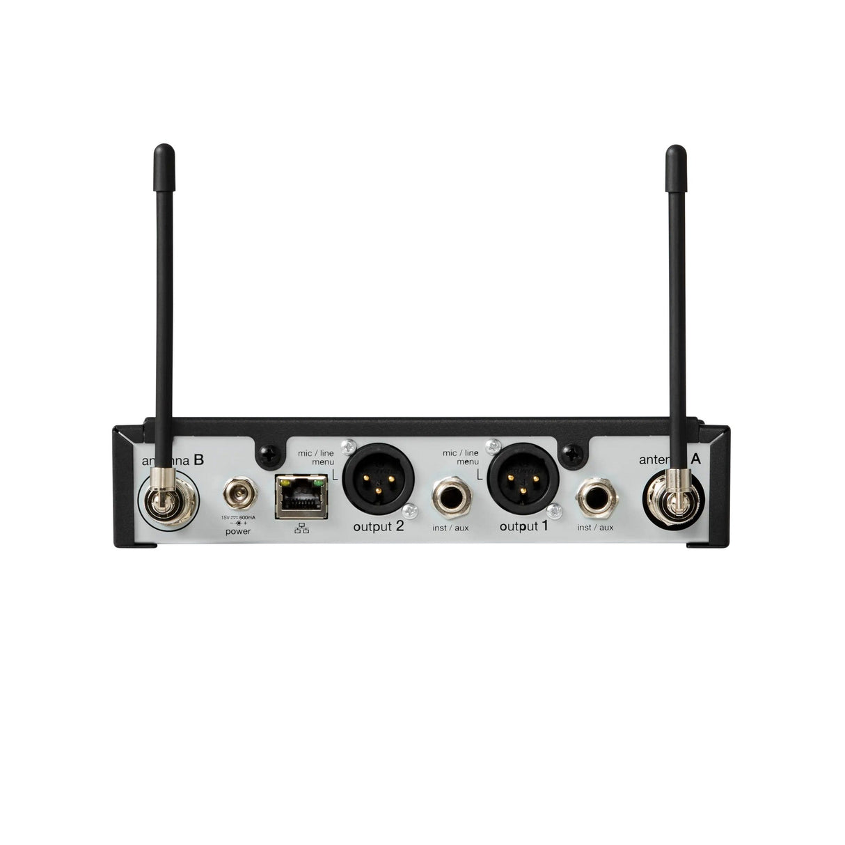 Shure SLXD4D+ Dual-Channel Digital Wireless Rackmount Receiver, G57 470-608 MHz