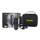 Shure SM4-K-KIT Dual Diaphragm Condenser Microphone Home Recording Kit