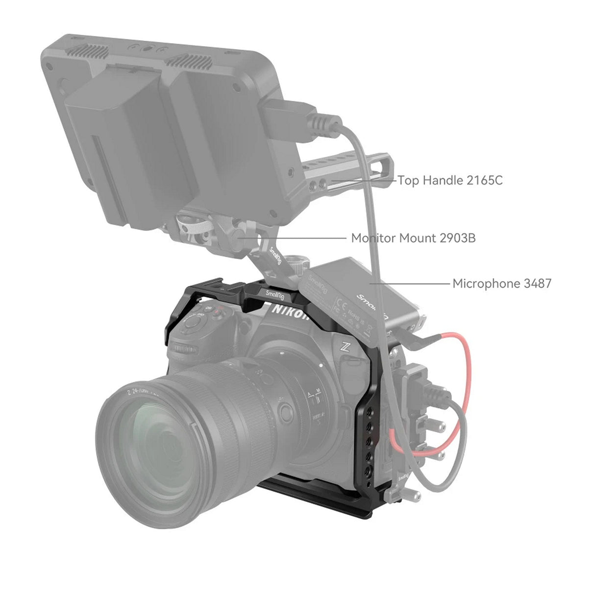 SmallRig Cage for 3940 Nikon Z 8 Camera