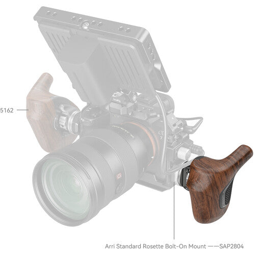 SmallRig ImageGrip Rotating Wooden Handle with ARRI Rosette
