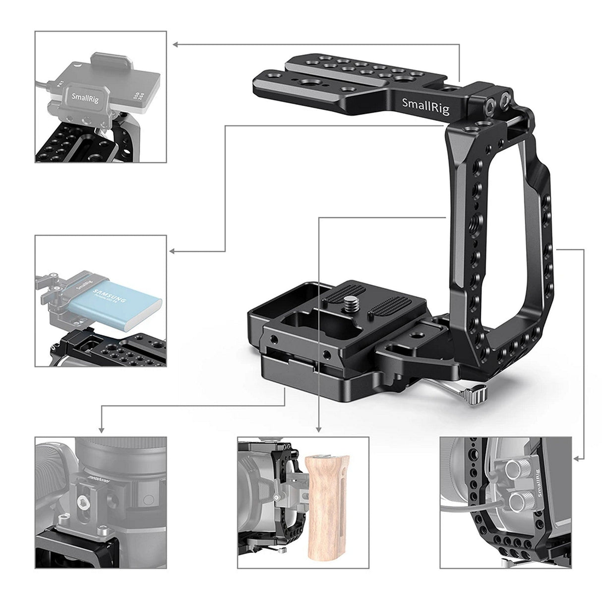 SmallRig QR Half Cage for BMPCC 4K/6K