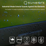 SunBrite Veranda Series 4K Full Shade LED HDR Outdoor TV Black