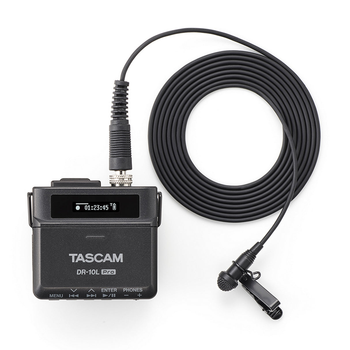 Tascam DR-10L PRO 32-Bit Float Field Recorder with Lavalier Microphone