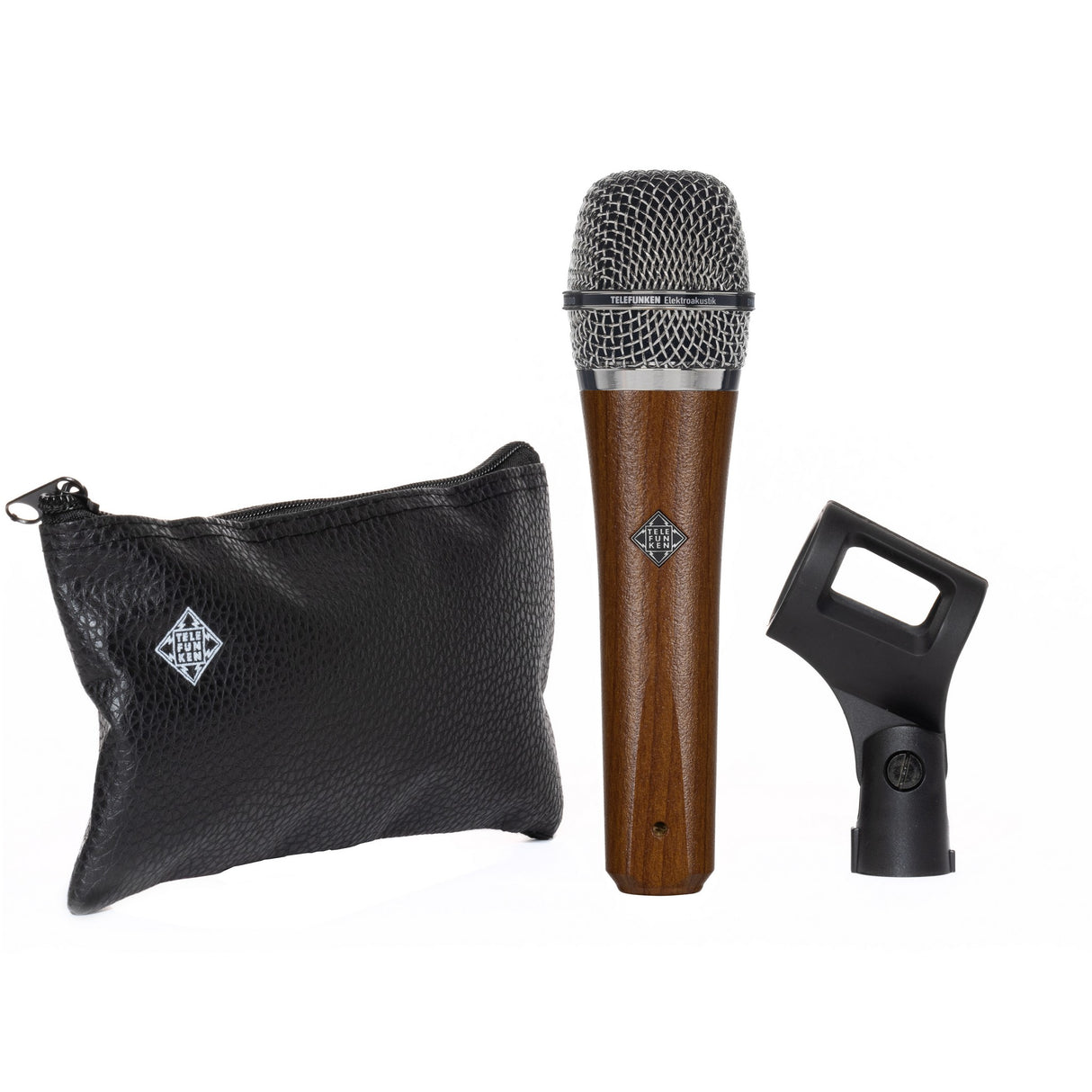 Telefunken M80 Cherry Dark Wood Custom Finish Dynamic Series Supercardioid Microphone